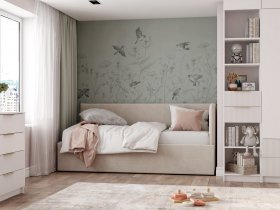 Диван-кровать Бенто (крем) в Эльдикане - ehldikan.mebel-nsk.ru | фото
