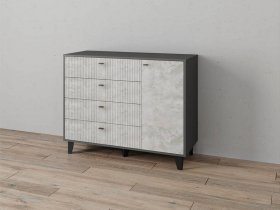 Комод «Катрин-13» (графит/мальта) в Эльдикане - ehldikan.mebel-nsk.ru | фото