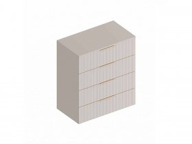 Комод с 4 ящ. «Тефия» (тефия/софт сантьяго) в Эльдикане - ehldikan.mebel-nsk.ru | фото