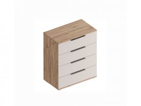 Комод с ящиками Сицилия (дуб альпийский/тефия) в Эльдикане - ehldikan.mebel-nsk.ru | фото