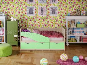 Кровать детская Бабочки 1,8 м в Эльдикане - ehldikan.mebel-nsk.ru | фото