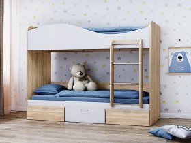 Кровать детская двухъярусная Кр-5 в Эльдикане - ehldikan.mebel-nsk.ru | фото