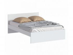 Кровать двуспальная 1,4м Бруклин СБ-3353 (белый) в Эльдикане - ehldikan.mebel-nsk.ru | фото