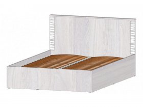 Кровать двуспальная с подъем. мех. 1,4 м Ривьера в Эльдикане - ehldikan.mebel-nsk.ru | фото