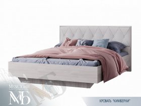 Кровать двуспальная 1,6м Кимберли КР-13 в Эльдикане - ehldikan.mebel-nsk.ru | фото