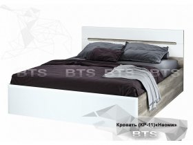 Кровать двуспальная 1,6 м  Наоми КР-11 в Эльдикане - ehldikan.mebel-nsk.ru | фото