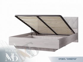 Кровать двуспальная с подъем. мех. 1,6 м  Кимберли КР-13 в Эльдикане - ehldikan.mebel-nsk.ru | фото