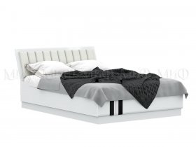 Кровать двуспальная с подъем.мех. 1,6м Магнолия в Эльдикане - ehldikan.mebel-nsk.ru | фото