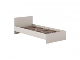 Кровать односпальная 0,9м Айри КР-001 (кашемир) в Эльдикане - ehldikan.mebel-nsk.ru | фото