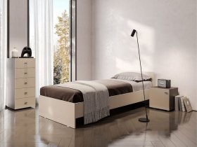 Кровать односпальная 0,9м Гиза в Эльдикане - ehldikan.mebel-nsk.ru | фото