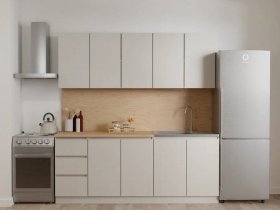 Кухонный гарнитур Мори 2,0 м (сатин) в Эльдикане - ehldikan.mebel-nsk.ru | фото