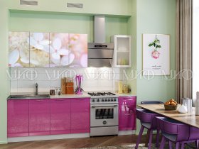 Кухонный гарнитур Вишневый цвет в Эльдикане - ehldikan.mebel-nsk.ru | фото