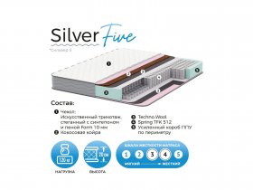 Матрас Silver Five в Эльдикане - ehldikan.mebel-nsk.ru | фото