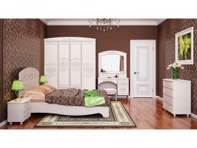 Модульная спальня Каролина в Эльдикане - ehldikan.mebel-nsk.ru | фото