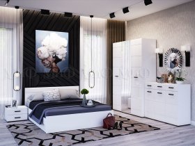 Модульная спальня Нэнси NEW в Эльдикане - ehldikan.mebel-nsk.ru | фото