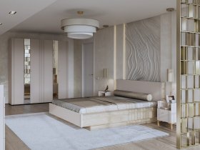 Модульная спальня Одетта (дуб эндгрей/меланж) в Эльдикане - ehldikan.mebel-nsk.ru | фото