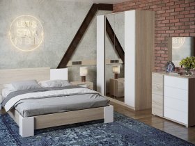 Модульная спальня «Валери» в Эльдикане - ehldikan.mebel-nsk.ru | фото