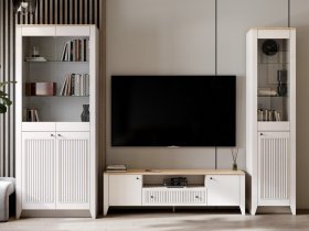 Модульная стенка Валенсия в Эльдикане - ehldikan.mebel-nsk.ru | фото