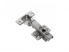 Петля накладная 110*, доводчик, планка 3D, 48мм, HISSEN в Эльдикане - ehldikan.mebel-nsk.ru | фото