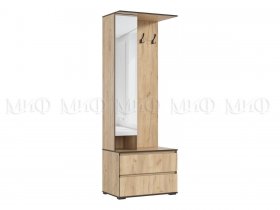 Прихожая Норд (дуб крафт) в Эльдикане - ehldikan.mebel-nsk.ru | фото