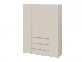 Шкаф четырехстворчатый с ящиками Люмо ШК-05 в Эльдикане - ehldikan.mebel-nsk.ru | фото