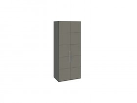 Шкаф для одежды с 2 дверями Наоми (джут/фон серый) СМ-208.07.03 в Эльдикане - ehldikan.mebel-nsk.ru | фото