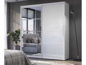 Шкаф-купе Крафт-6 2,0м (белый) в Эльдикане - ehldikan.mebel-nsk.ru | фото