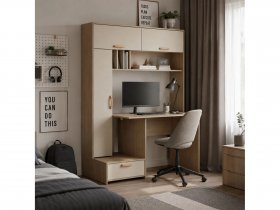 Стол письменный Лайт 03.243  (плэйн/сатин) в Эльдикане - ehldikan.mebel-nsk.ru | фото