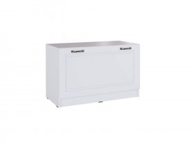 Тумба 800 Апполия прихожая (белый/белый дуб) в Эльдикане - ehldikan.mebel-nsk.ru | фото