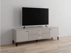Тумба под ТВ Парус-10 (кашемир/сантьяго софт) в Эльдикане - ehldikan.mebel-nsk.ru | фото